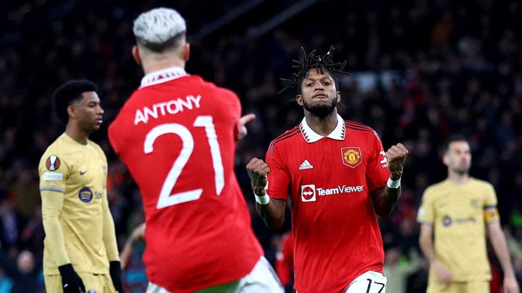 El Manchester United dio cuenta del Barcelona en el playoffs de la Europa League. Reuters