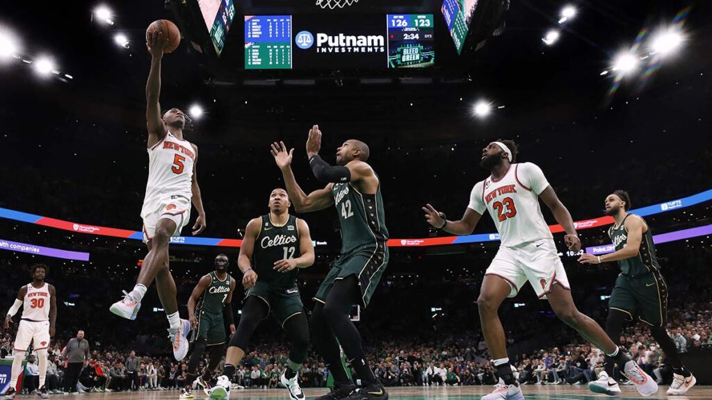 Immanuel Quickley fue la gran figura de los Knicks. Reuters