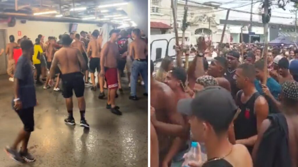 Violencia Flamengo vs Vasco