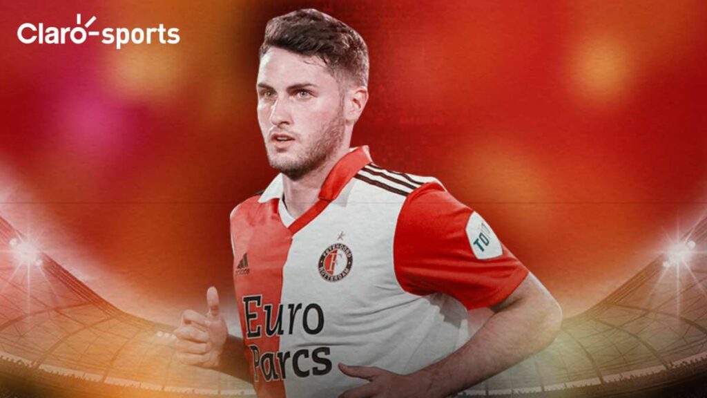 Santiago Giménez con el Feyenoord
