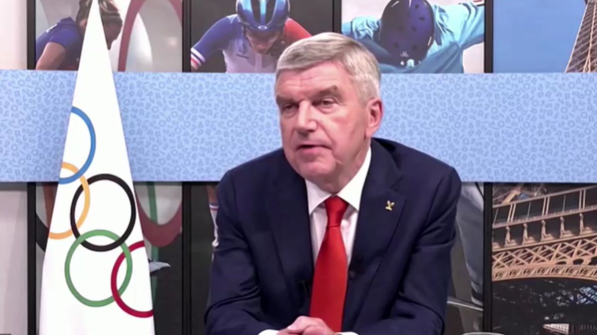 Thomas Bach, ofreció una conferencia de prensa virtual