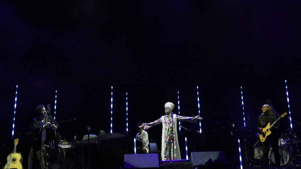 Café Tacvba, durante su presentación en el festival Vive Latino. AP