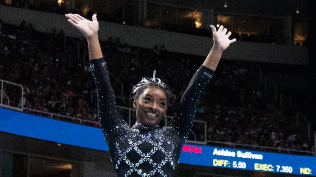 Simone Biles regresó a competir el pasado