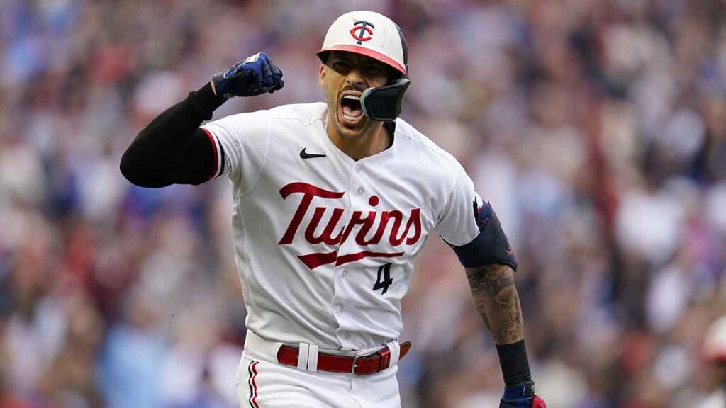 Carlos Correa celebra el pase de los Twins. Reuters