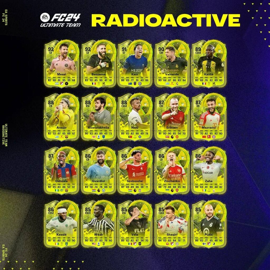 Conoce al Equipo Radioactivo, con Messi, Valverde y Benzema, en EA ...