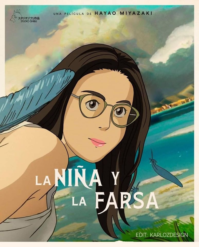 colombiana niño y la garza
