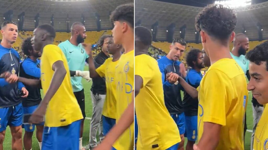 Cristiano Ronaldo y el tenso momento con su hijo en el Al Nassr ...