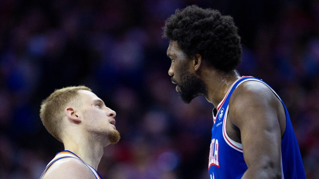 Embiid da la cara por los Sixers en los Playoffs | Bill Streicher-USA TODAY Sports