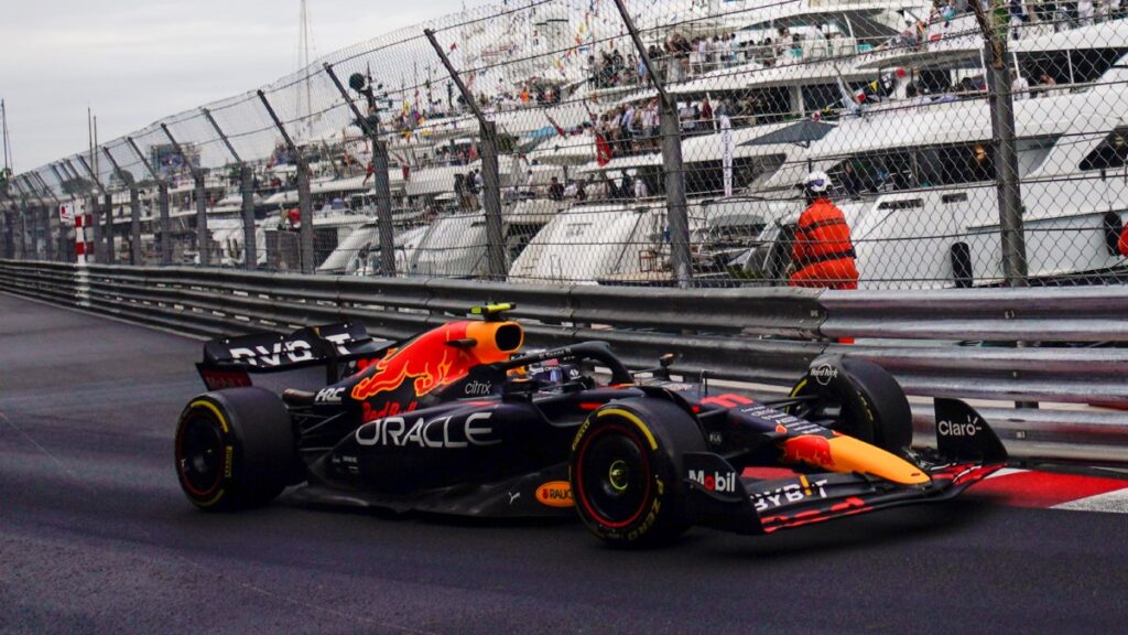 Checo Pérez, ganador del GP de Mónaco en 2022 | AP Photo/Daniel Cole