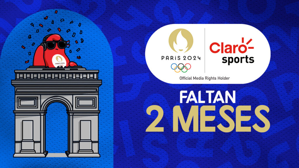 Estamos a solo dos meses de vivir toda la emoción deportiva de los Juegos Olímpicos de Paris 2024 a través de Claro Sports.