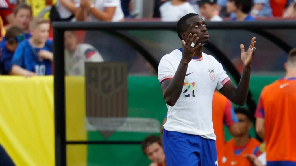 Tim Weah se disculpa ante la afición del USMNT tras su expulsión ante Panamá | Geoff Burke-USA TODAY Sports