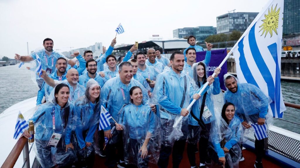 La delegación de Uruguay en la Ceremonia de Inauguración de Paris 2024 | Reuters