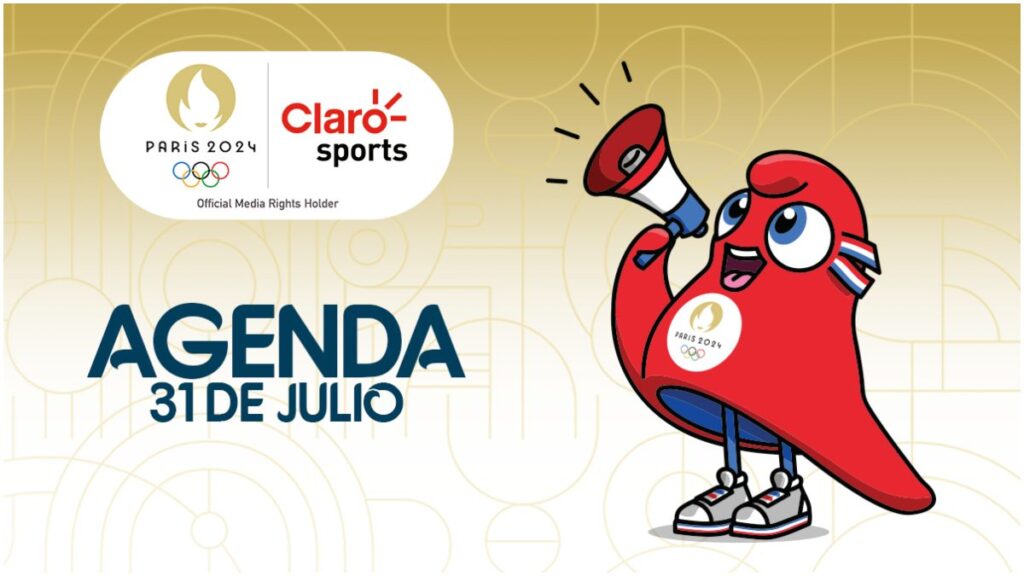 Disfruta todos los eventos del 31 de julio en Paris 2024 | Claro Sports