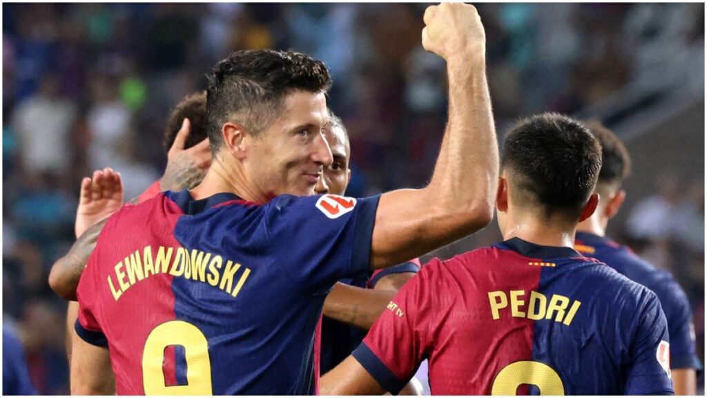 Robert Lewandowski regresa al gol con Barcelona | Reuters 