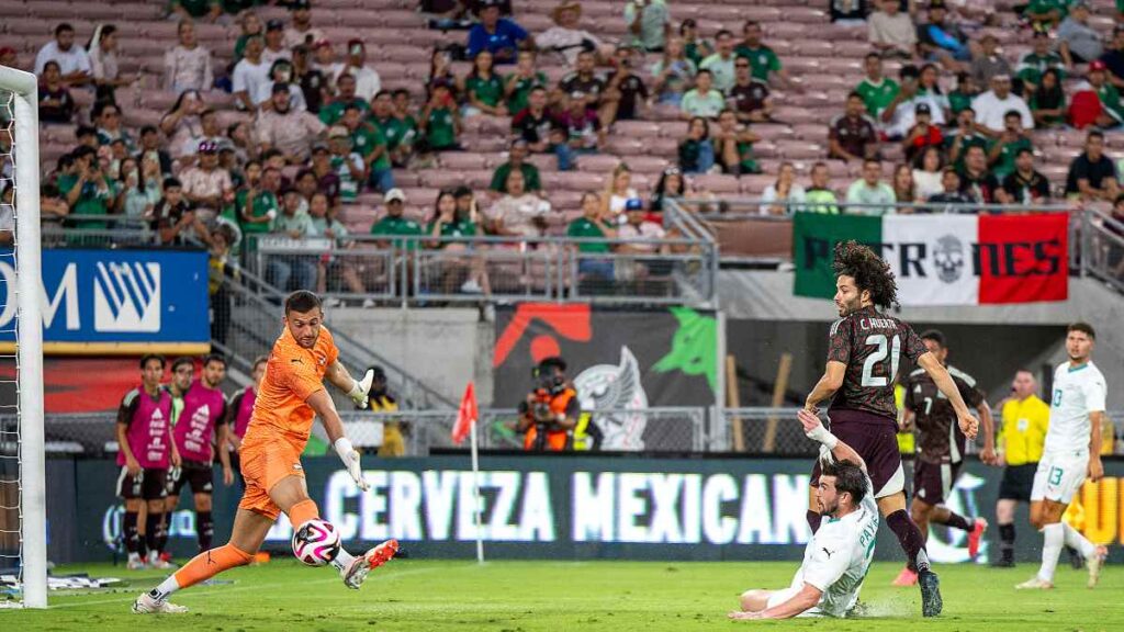 Pasadena, California, Estados Unidos, 7 de septiembre de 2024. @@@ durante un partido amistoso del MEXTOUR 2024, entre la Selección Nacional de México y la Selección de Nueva Zelanda, celebrado en el Rose Bowl. Foto: Imago7/ Etzel Espinosa ETZEL ESPINOSA