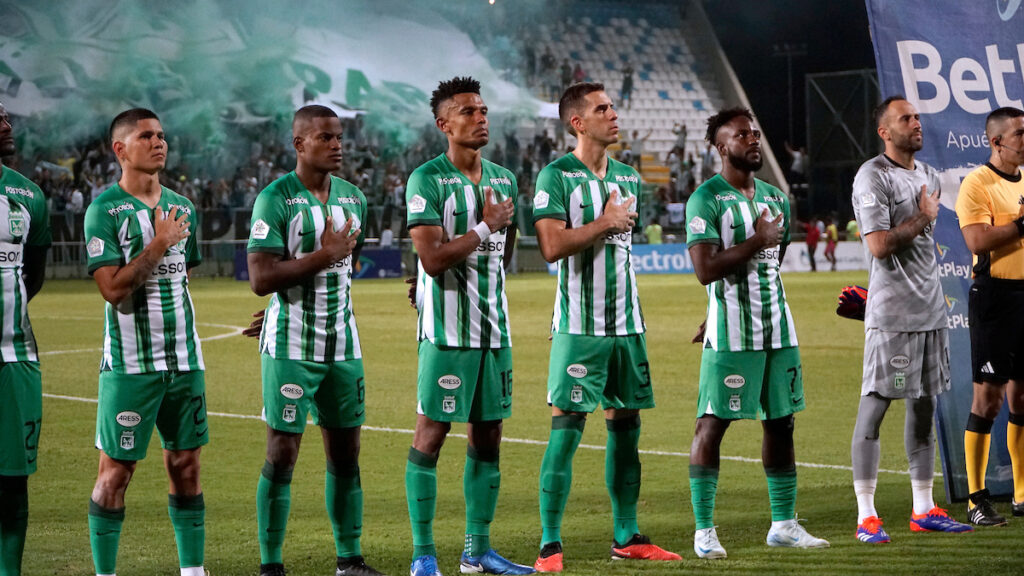 Jugadores de Atlético Nacional. - Vizzor Image.