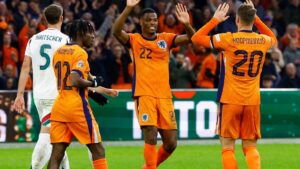 Países Bajos respira en la UEFA Nations League tras golear en casa a Hungría