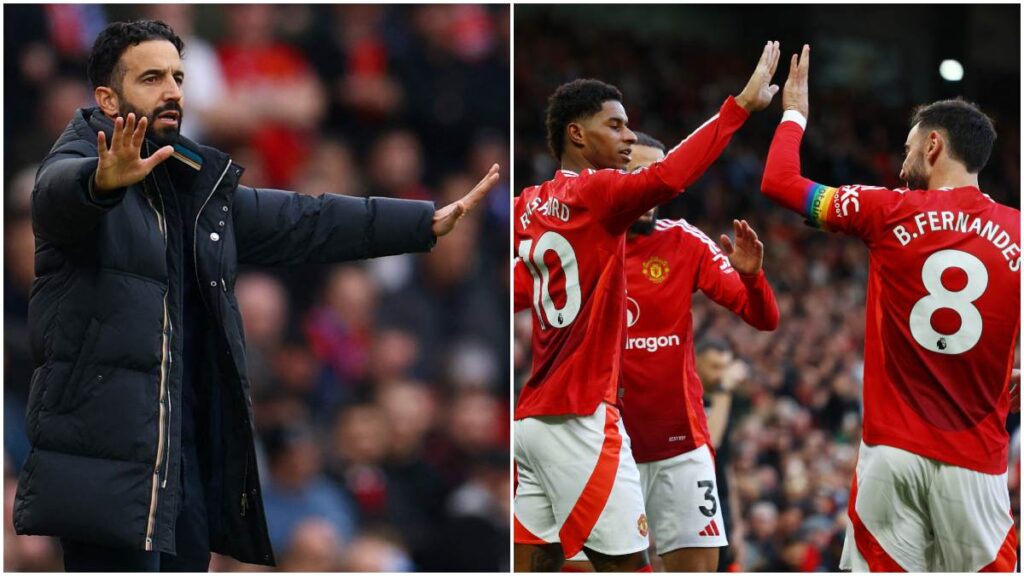 El Manchester United venció 4-0 al Everton en el primer encuentro de Ruben Amorim dentro de la Premier League en Old Trafford