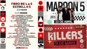 Feria de San Marcos 2025: The Killers, Maroon 5 y Scorpions encabezan espectacular cartelera del Foro de las Estrellas