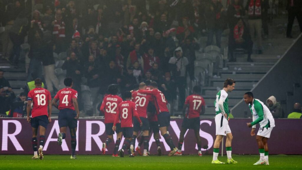 Valioso triunfo del Lille en casa ante el Feyenoord. Reuters