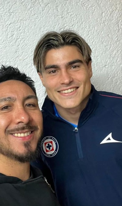 ¡Ya es celeste! Luka Romero luce por primera vez los colores del Cruz Azul