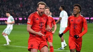 Doblete de Harry Kane le da una cómoda victoria al Bayern Munich sobre el Werder Bremen
