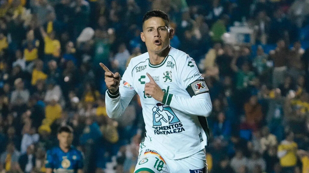 James Rodríguez celebra un gol. - @jamesdrodriguez.