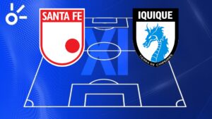 Alineaciones confirmadas de Independiente Santa Fe vs Deportes Iquique en la fase ll previa de la Copa Libertadores 2025