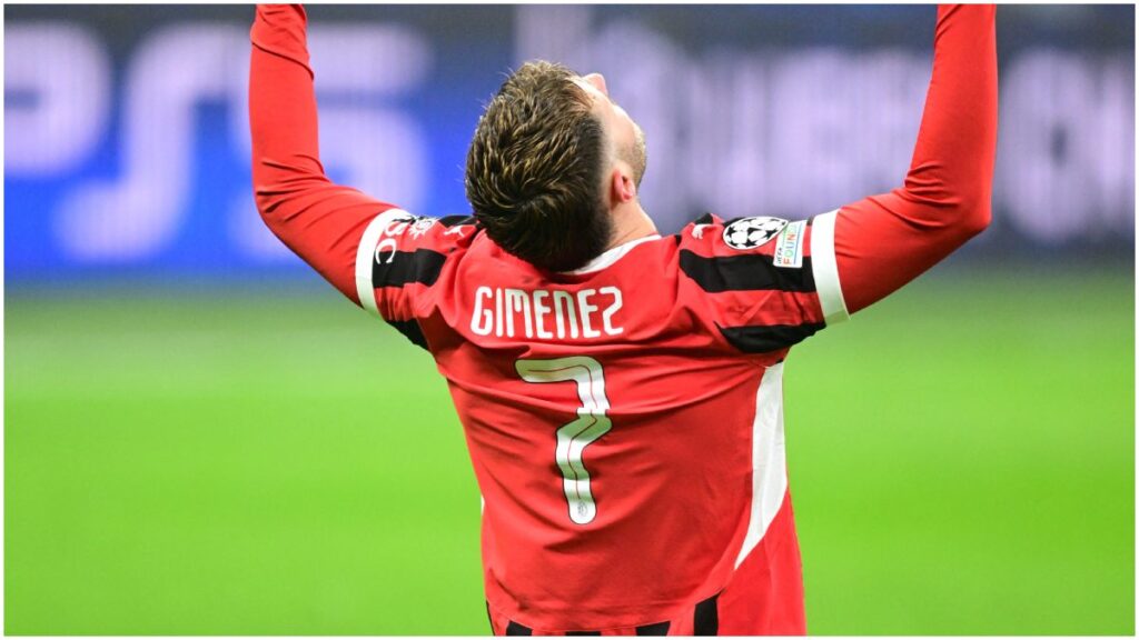 Santiago Gimenez y su papel dentro del Milan | Reuters