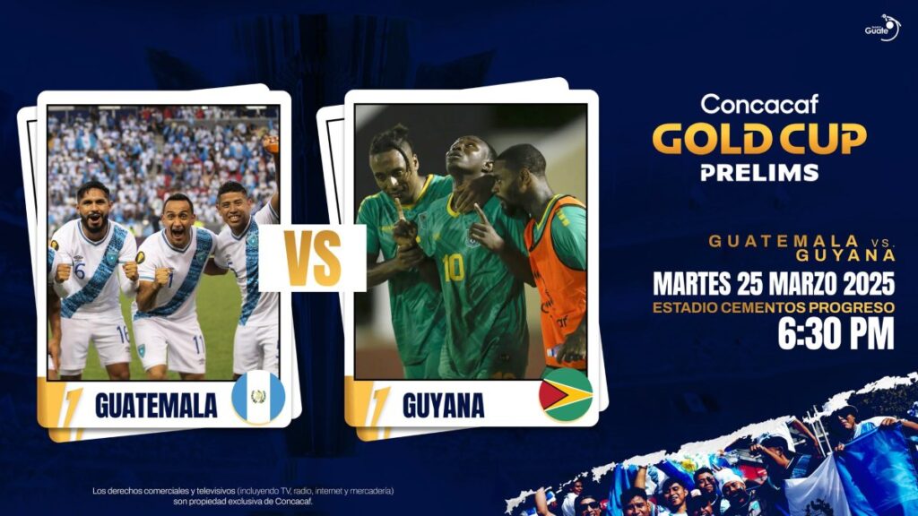 Guatemala se enfrentará a Guyana para ir a la Copa Oro 2025 | Facebook Fedefut
