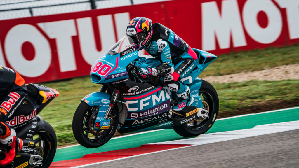 David Alonso, en la carrera de Austin. - @AsparTeam.
