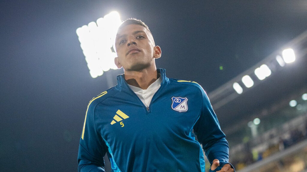 Nicolás Arévalo, en un partido. - @MillosFCoficial.