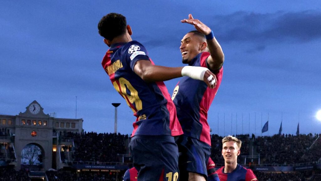 Barcelona supera al Benfica y está en cuartos de final de la Champions League 2024-25