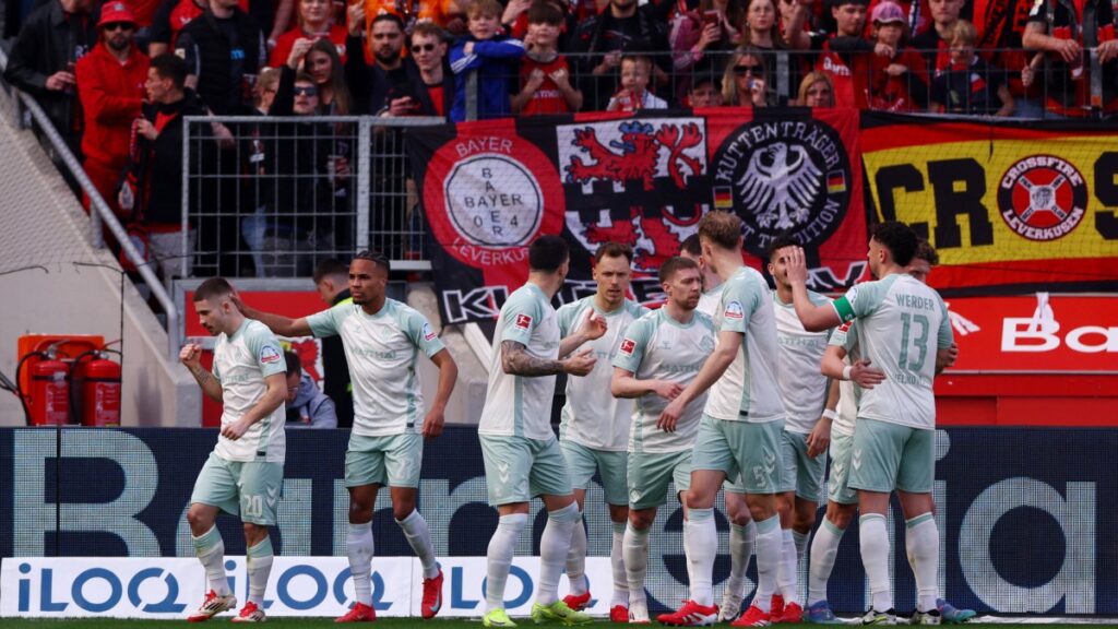 Bayer Leverkusen sufre su segunda derrota de la semana tras caer ante el Werder Bremen