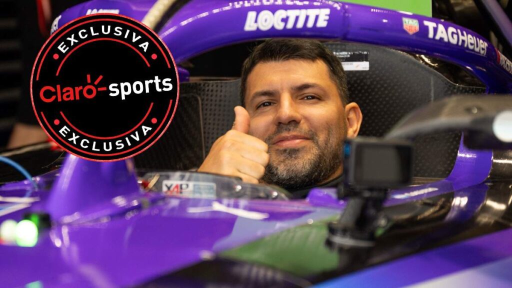 Sergio Agüero debuta como piloto profesional en las EVO Sessions de la Fórmula E