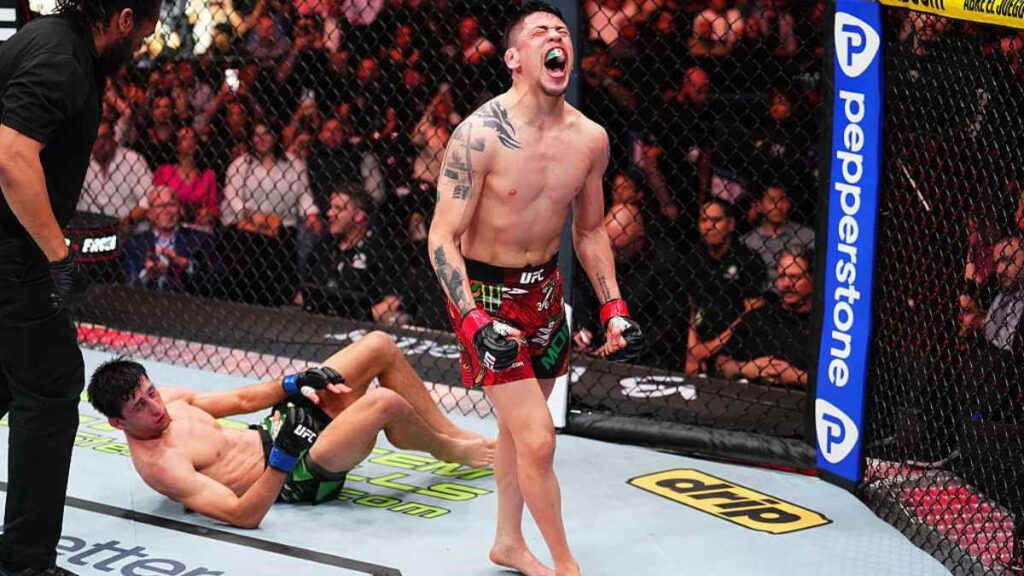 Brandon Moreno vence a Steve Erceg y logra su primer triunfo de UFC en CDMX
