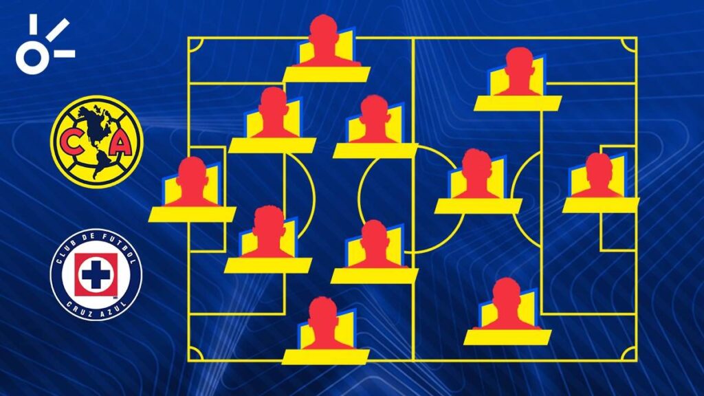 Alineaciones América vs Cruz Azul: ¿Cómo salen al partido de Concachampions?