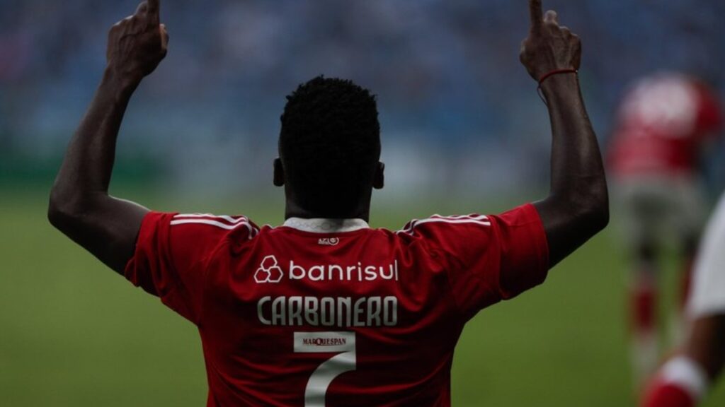 Johan Carbonero, jugador del Internacional.