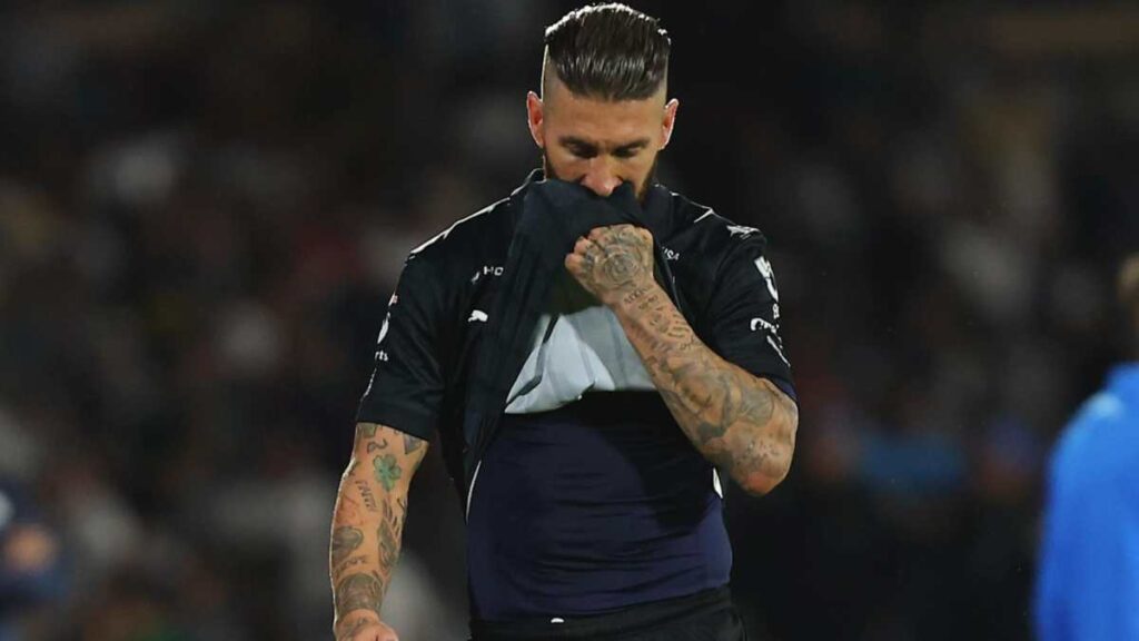 Sergio Ramos sufre su primera expulsión en la Liga MX