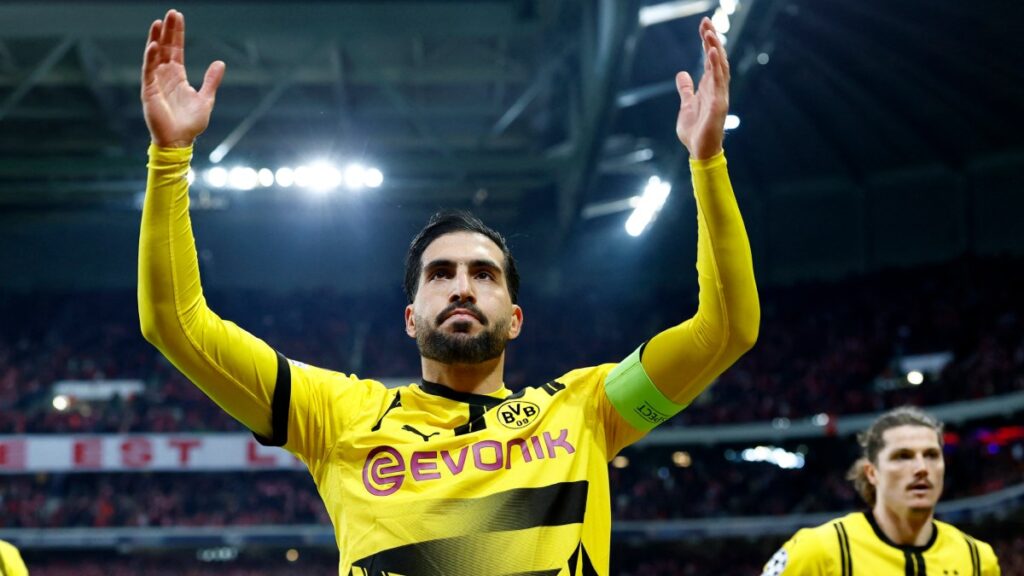 Emre Can en festejo de gol
