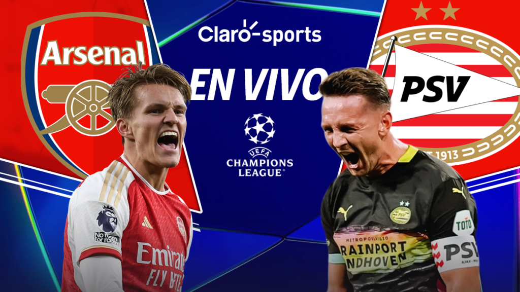 Arsenal vs PSV Eindhoven, en vivo los octavos de la Champions League. | Claro Sports