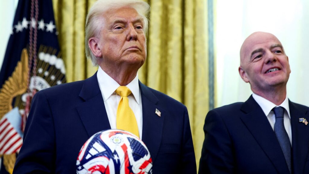 Gianni Infantino ilusiona a Donald Trump: "Estados Unidos puede ganar el Mundial 2026"
