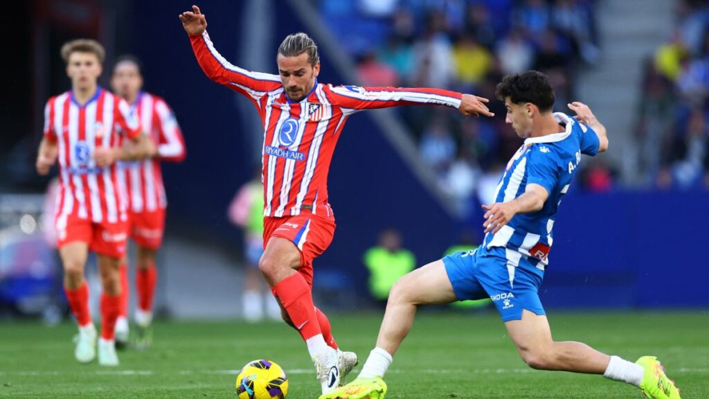 El Atlético de Madrid empató a una anotación por bando ante el Espanyol de Barcelona lo que hace que se atasque en la lucha por LaLiga