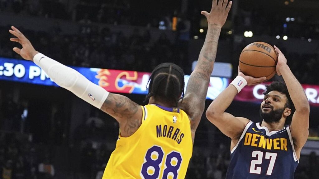 Jamal Murray sentenció el triunfo de los Nuggets. AP