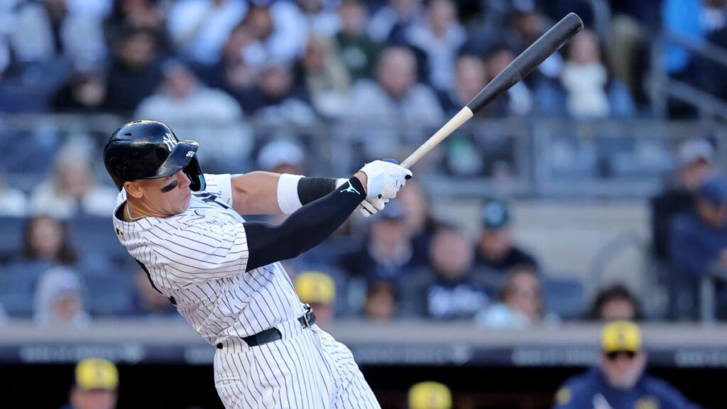 Aaron Judge pega tres jonrones ante Brewers | Brad Penner-Imagn Images