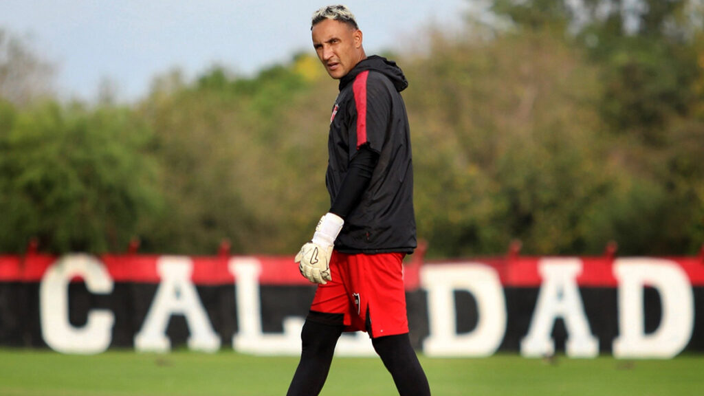 Keylor Navas comienza a disfrutar de su estadía en Newell's (@Newell's)
