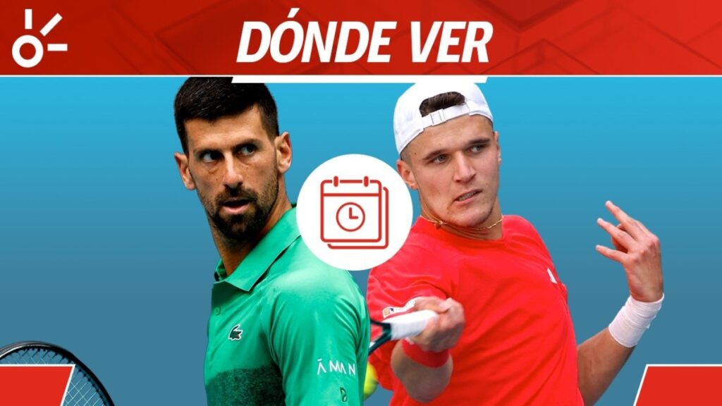Novak Djokovic vs Jakub Mensik, cómo y dónde ver en vivo | Claro Sports