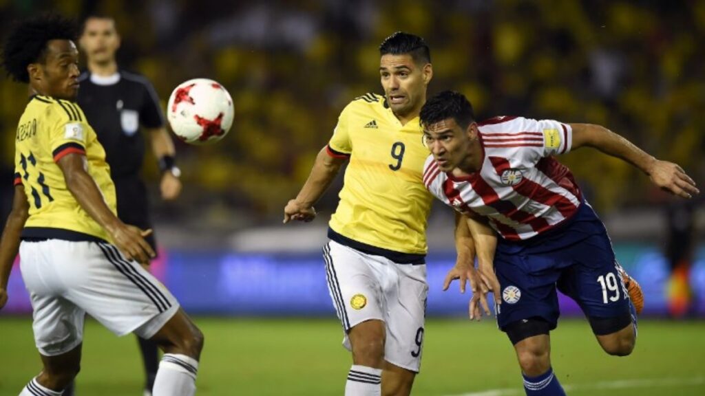 Una postal de lo que pasó ante Paraguay en 2017. Conmebol.
