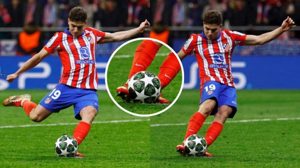 ¡Polémica servida! El penalti de Julián Álvarez, anulado por doble toque de balón