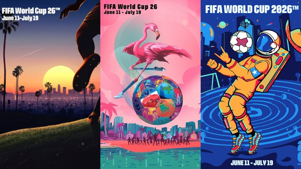 Así son los pósteres oficiales del Mundial 2026 | FIFA
